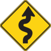 Right Winding Road Clip Art